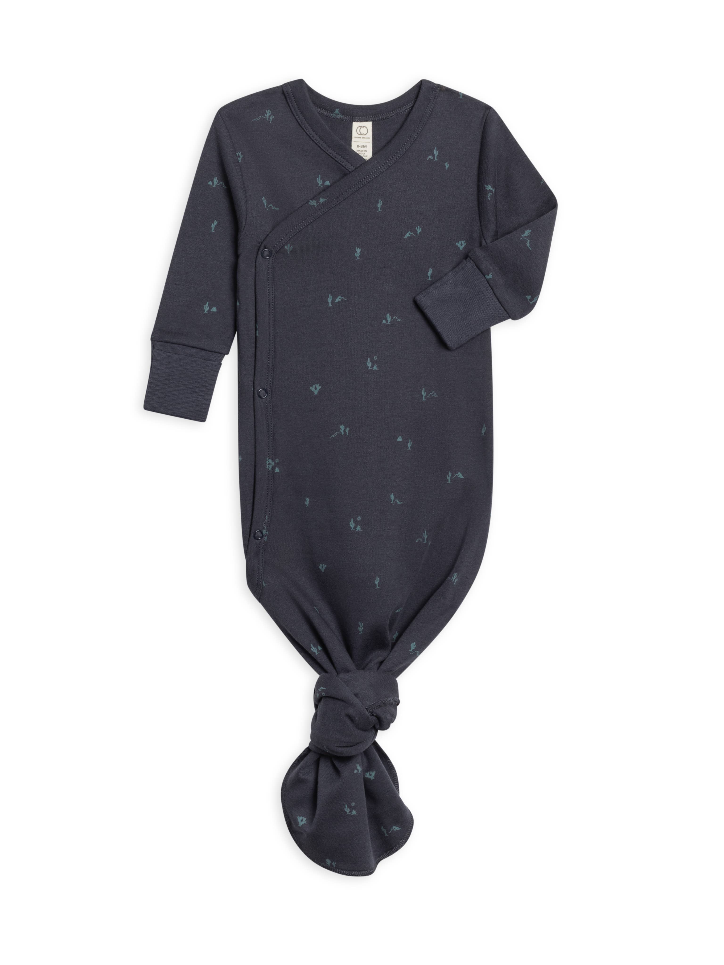 Image of Colored Organics - Organic Newborn Indy Kimono Gown
